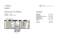 I • Q Bad Ems Gebäude A Wohnflächen Schlafen ca. 17 m² Bad