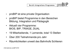 Informationen proBIP