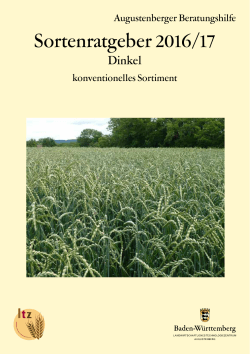Sortenratgeber Dinkel 2016-17 (DIN A5 Druck)