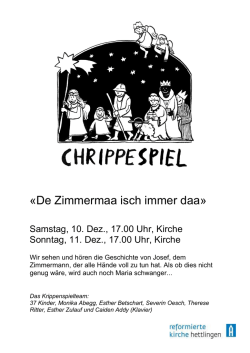 «De Zimmermaa isch immer daa»