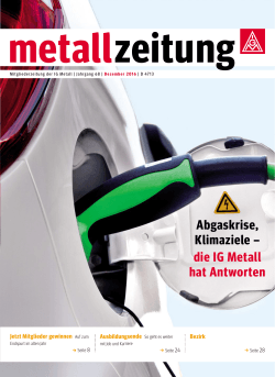 metallzeitung Dezember 2016 PDF