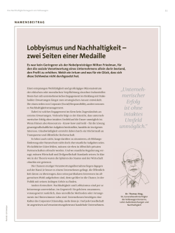 Dr. Thomas Steg analysiert zwei Seiten einer