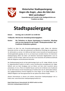 Historischer Stadtspaziergang