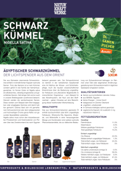 schwarz kümmel - Naturkraftwerke