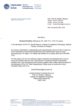 Doctoral position available!
