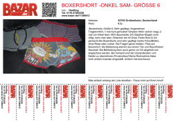 boxershort -onkel sam- grösse 6