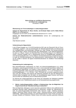 Drucksachen allgemein - Nieders&auml;chsischer Landtag