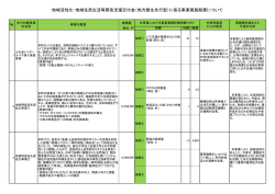 （地方創生先行型）に係る事業実施結果について