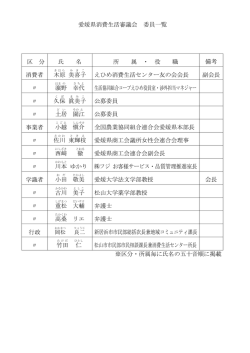 委員名簿（PDF：46KB）