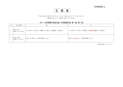 正 誤 表 - アイテック