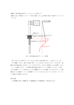 Q5005．地中部最大曲げモーメントについて教えて？ A5005．図 1 の根