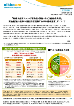財産3分法ファンド（不動産・債券・株式）資産成長型