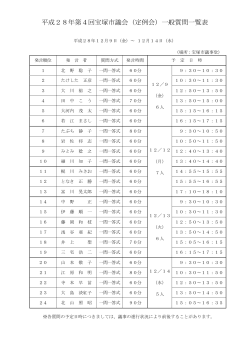 一般質問 - 宝塚市