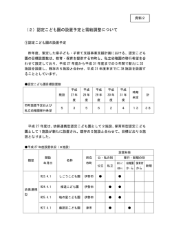 認定こども園の設置予定と需給調整（PDF形式：142KB）