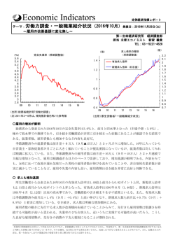 Economic Indicators 定例経済指標レポート