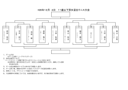 H28年12月 4日 11歳以下男女混合テニス大会