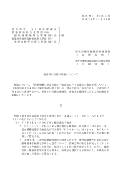 （平成28年11月30日保医発1130第3号）
