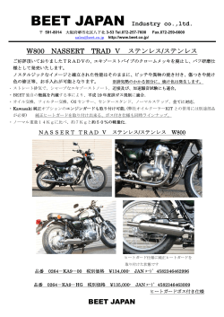 BEET JAPAN W800 NASSERT TRAD Ⅴ ステンレス/ステンレス