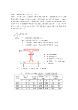 Q5007．鋼製杭の腐食しろについて教えて？