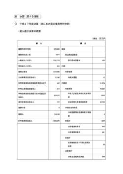 東日本大震災復興特別会計