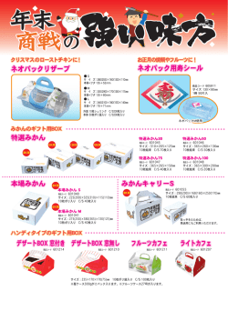 ﾈｵﾊﾟｯｸﾘｻﾞｰﾌﾞ･みかんｷﾞﾌﾄBOX･ﾊﾝﾃﾞｨﾀｲﾌﾟｷﾞﾌﾄBOX