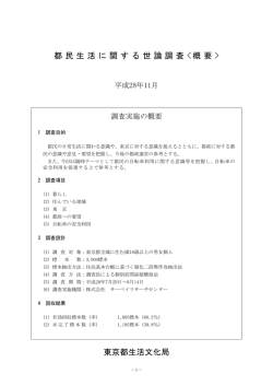 調 査 実 施 の 概 要