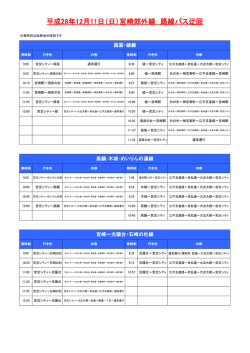 ［郊外線］迂回ルート