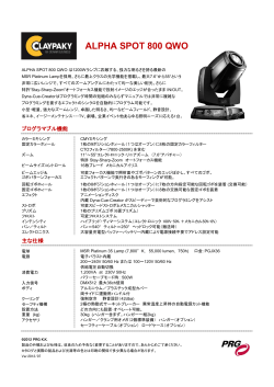 ALPHA SPOT 800 QWO