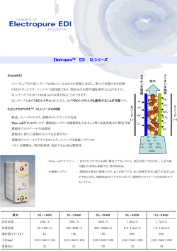 XLシリーズ 資料 ダウンロード - エイエムピー・アイオネクス株式会社