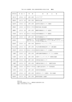 市町村名 時 間 相 談 会 場 帯広市 12月6日 (火) 13時～16時
