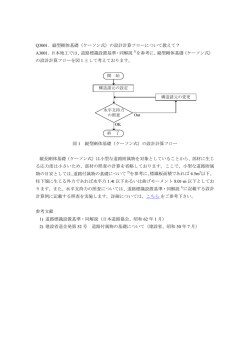 Q3001．縦型剛体基礎（ケーソン式）の設計計算フローについて教えて