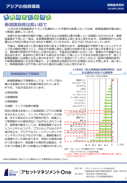 新興国投資は長い目で - アセットマネジメントOne