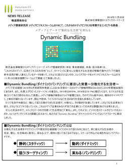 Dynamic Bundling - 博報堂DYメディアパートナーズ