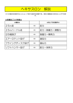 ヘキサスロン 解説