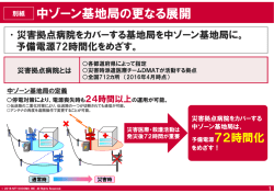 中ゾーン基地局の更なる展開
