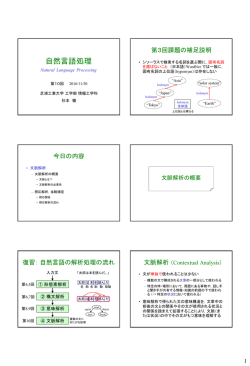 自然言語処理 - 学術情報センター