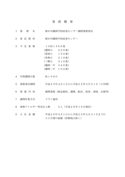 業 務 概 要