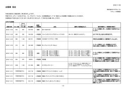 カタログ廃盤連絡表 - エデュース