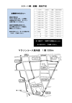 コース図・発走時間等 (PDF形式 113キロバイト)