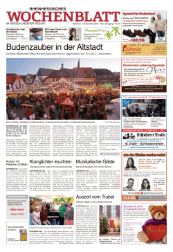 Rheinhessisches Wochenblatt vom 07.12.2016