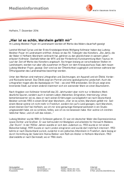 ist es sch&ouml;n, Marxheim gef&auml;llt mir - Main-Taunus