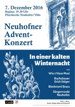 Neuhofner Advent- Konzert