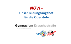 NOVI - Gymnasium Draschestrasse