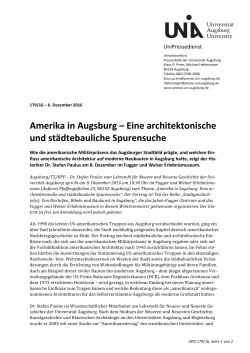 Meldung als pdf - Pressestelle der Universität Augsburg