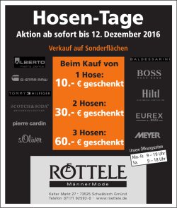 Hosen-Tage