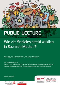 public lecture - FH Oberösterreich