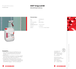 ASO®-Unigrund-GE Produktinformation