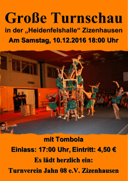 Turnverein Jahn 08 e - TV Jahn 08 eV Zizenhausen