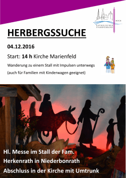 Herbergssuche 2016