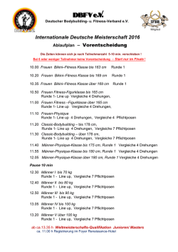 Internationale Deutsche Meisterschaft 2016